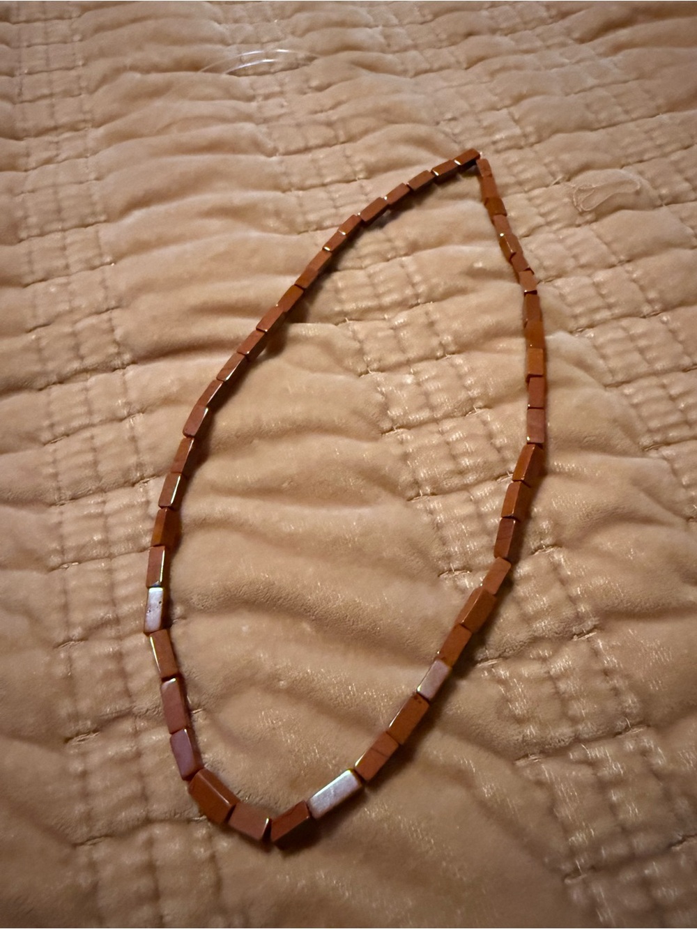 Reddish Brown Rectangular Jasper Stone Beads for jewelry making